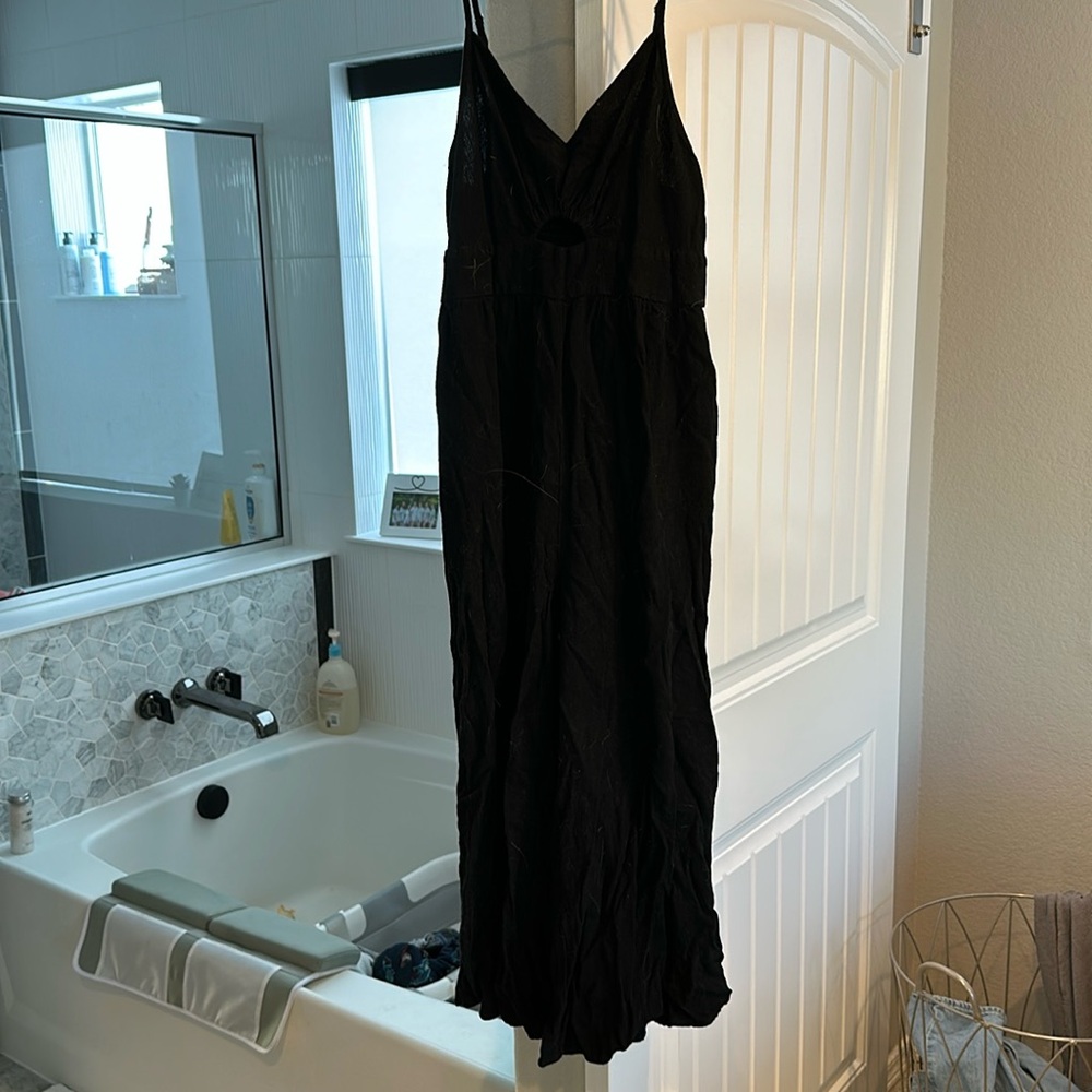 Black long pantsuit